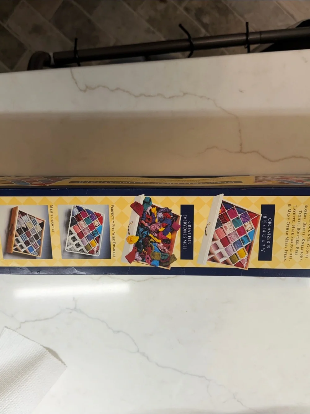 Sock Drawer Storage Organizer